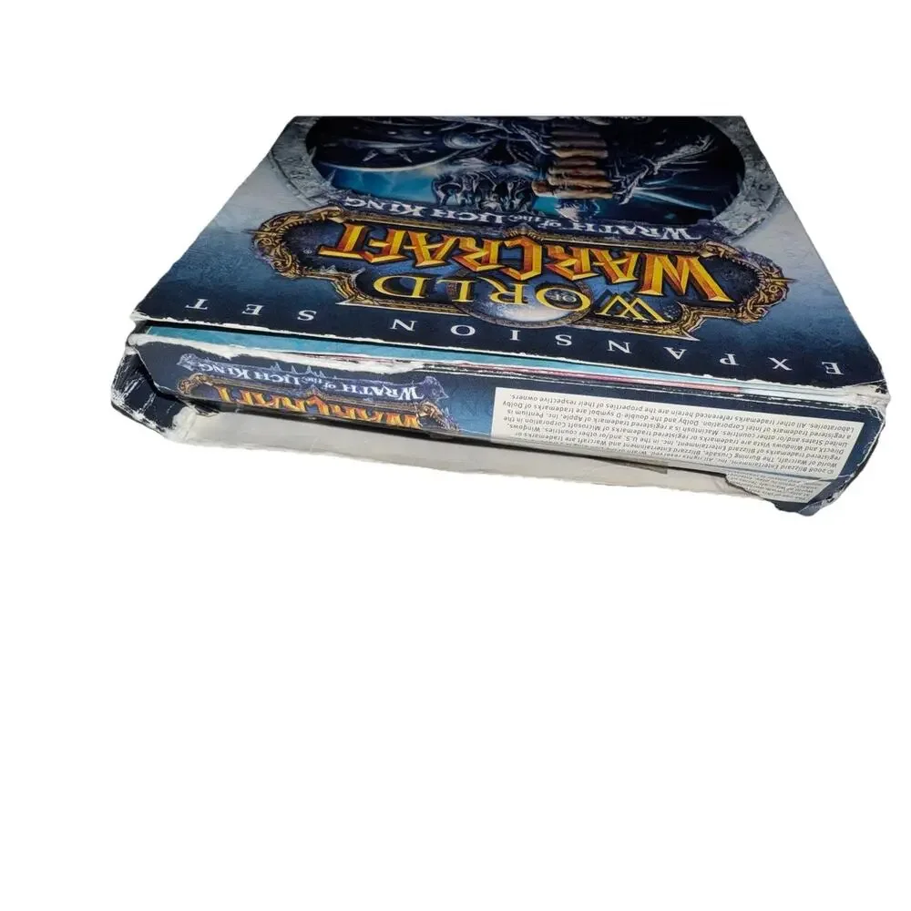 World of Warcraft Game With 2 Expansions Sets Lich King And Burning Crusades